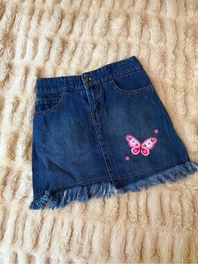 Authentic Y2K Vintage Kids Zoey Girl Denim Skirt | Size 5